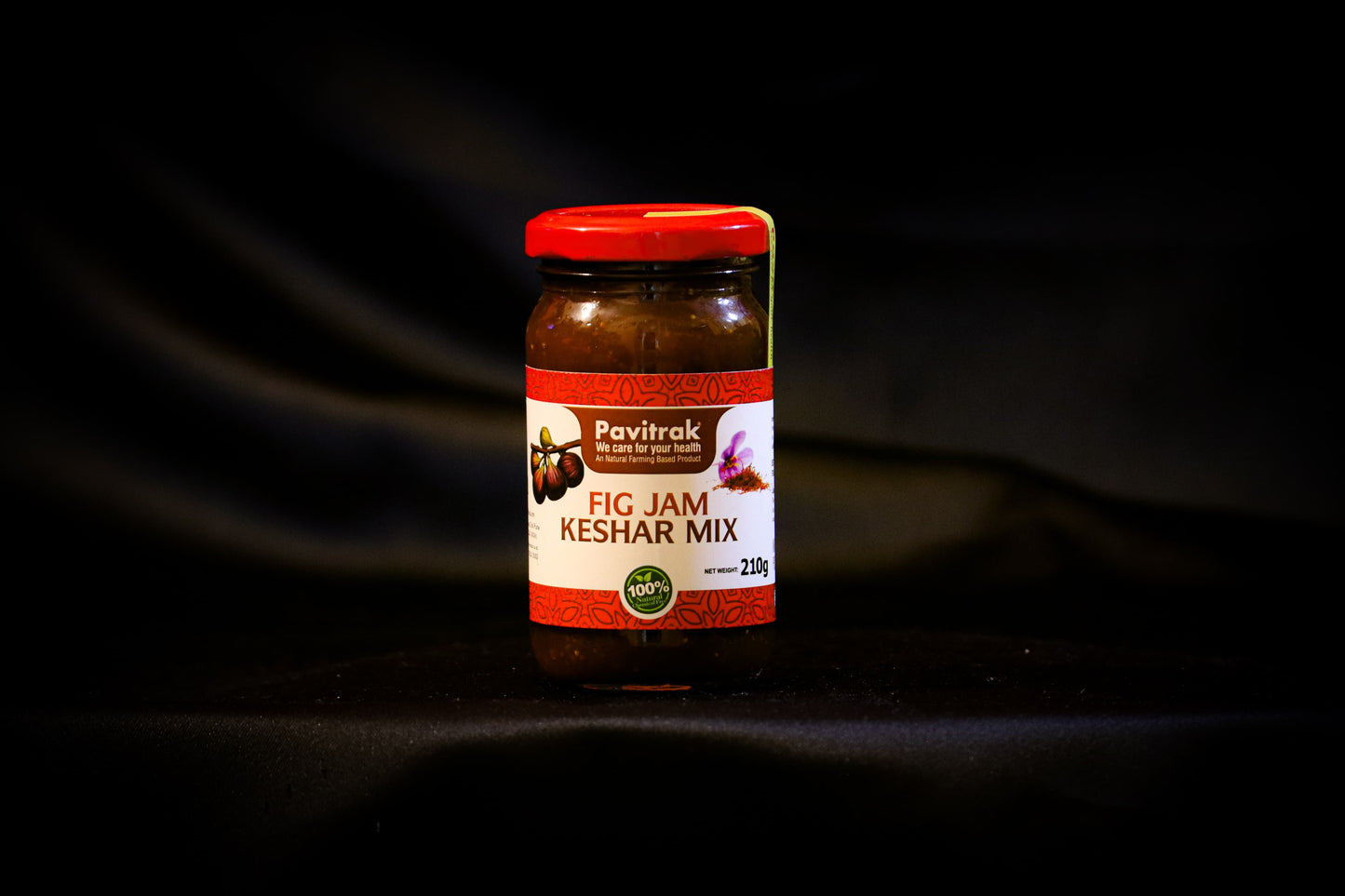 Pavitrak Organic Fig Jam With Added Kesar